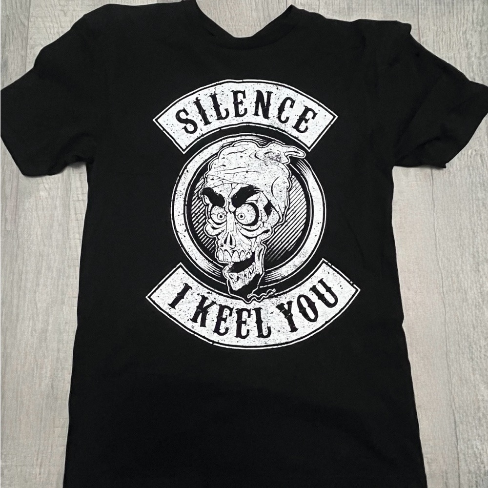 Dunham Black Tee with Bold Graphic